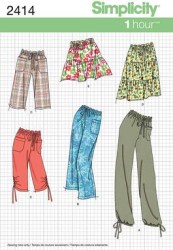 2414 1 HR PANTS,SHORTS,SKIRT LENGTHS PATTERN 8-16